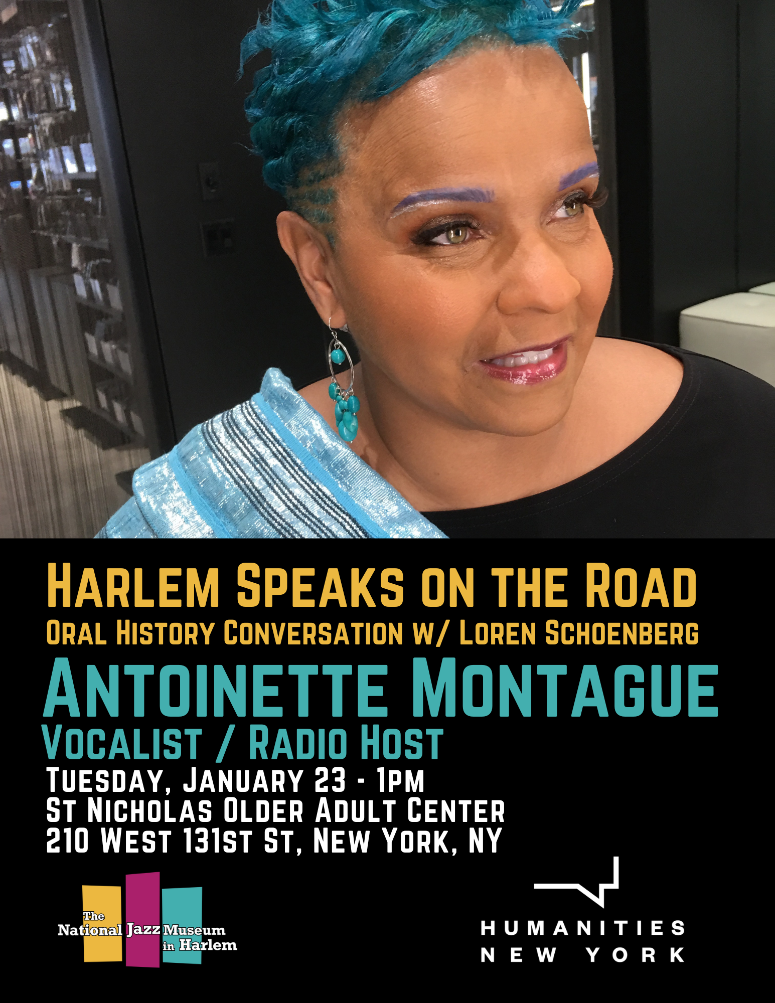 Harlem Speaks on the Road w/ Antoinette Montague - National Jazz